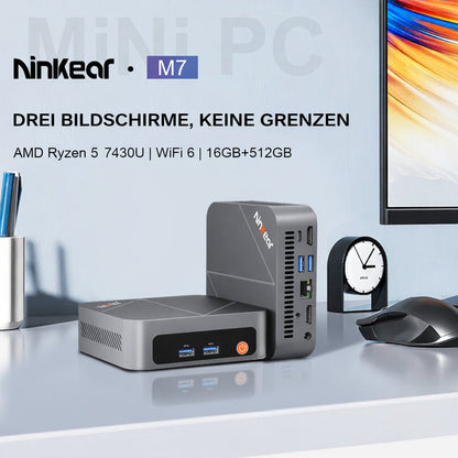 Ninkear M7 Mini - PC OpenClaw Edition | AMD R5 7430U | I7 - 1185G7 - Ninkear Germany