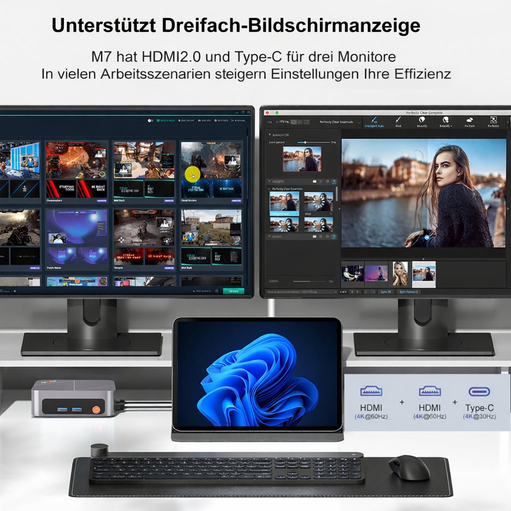 Ninkear M7 Mini - PC OpenClaw Edition | AMD R5 7430U | I7 - 1185G7 - Ninkear Germany