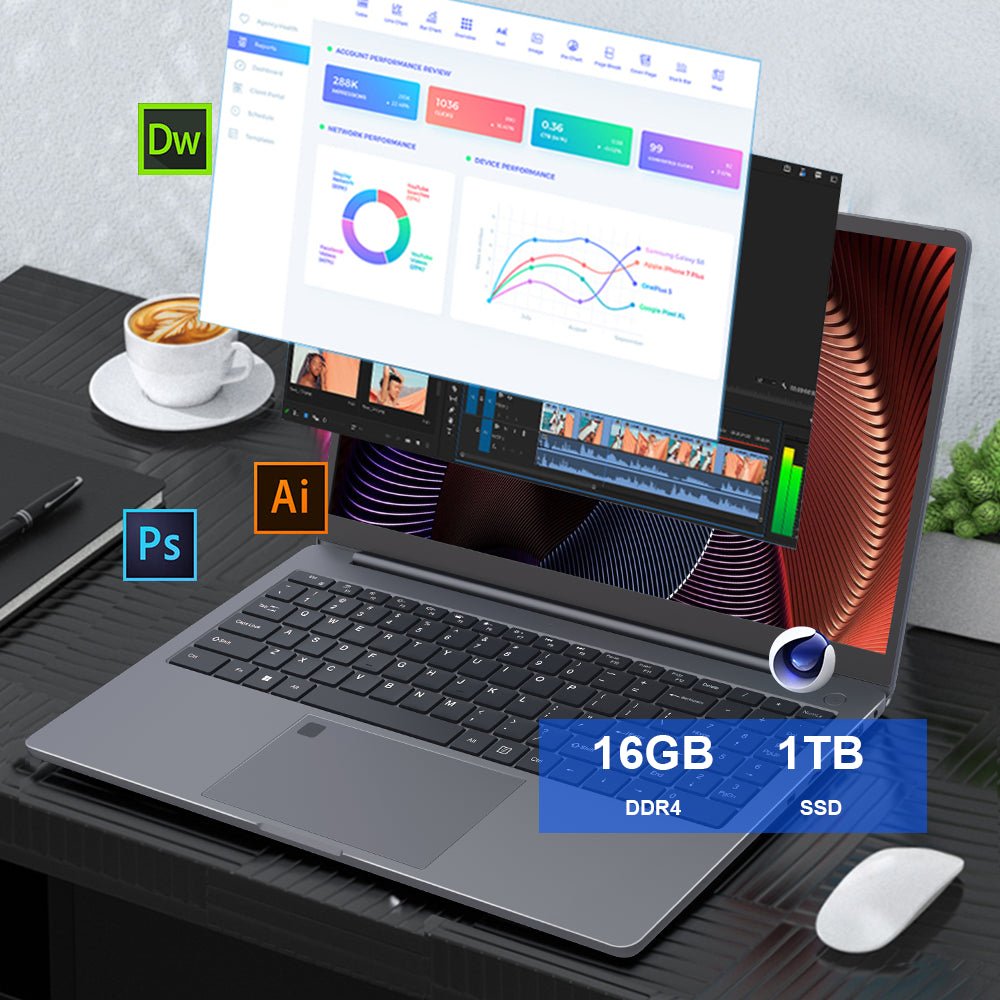 Ninkear A15 Plus AMD Ryzen7 5825U 16GB 1TB Business Laptop - Ninkear Germany