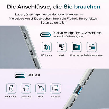Ninkear S13 Intel Core Ultra 5 115U 2 in 1 Tablet Touch Screen Laptop - Ninkear Germany