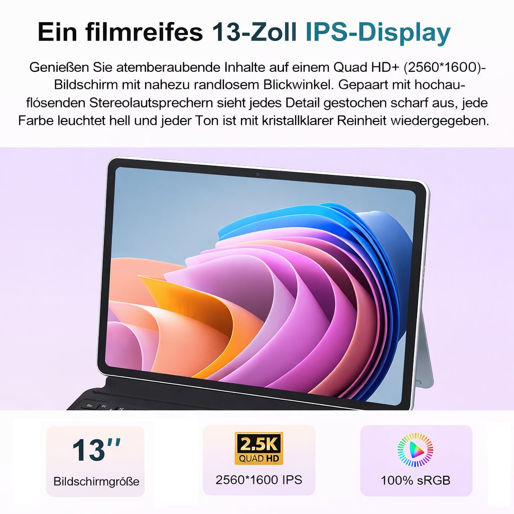 Ninkear S13 Intel Core Ultra 5 115U 2 in 1 Tablet Touch Screen Laptop - Ninkear Germany