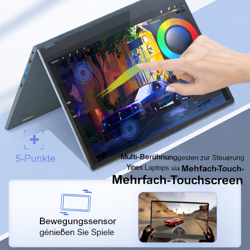 Ninkear YBOOK15 360° filp 2 in 1 Tablet Touch Screen Laptop - Ninkear Germany