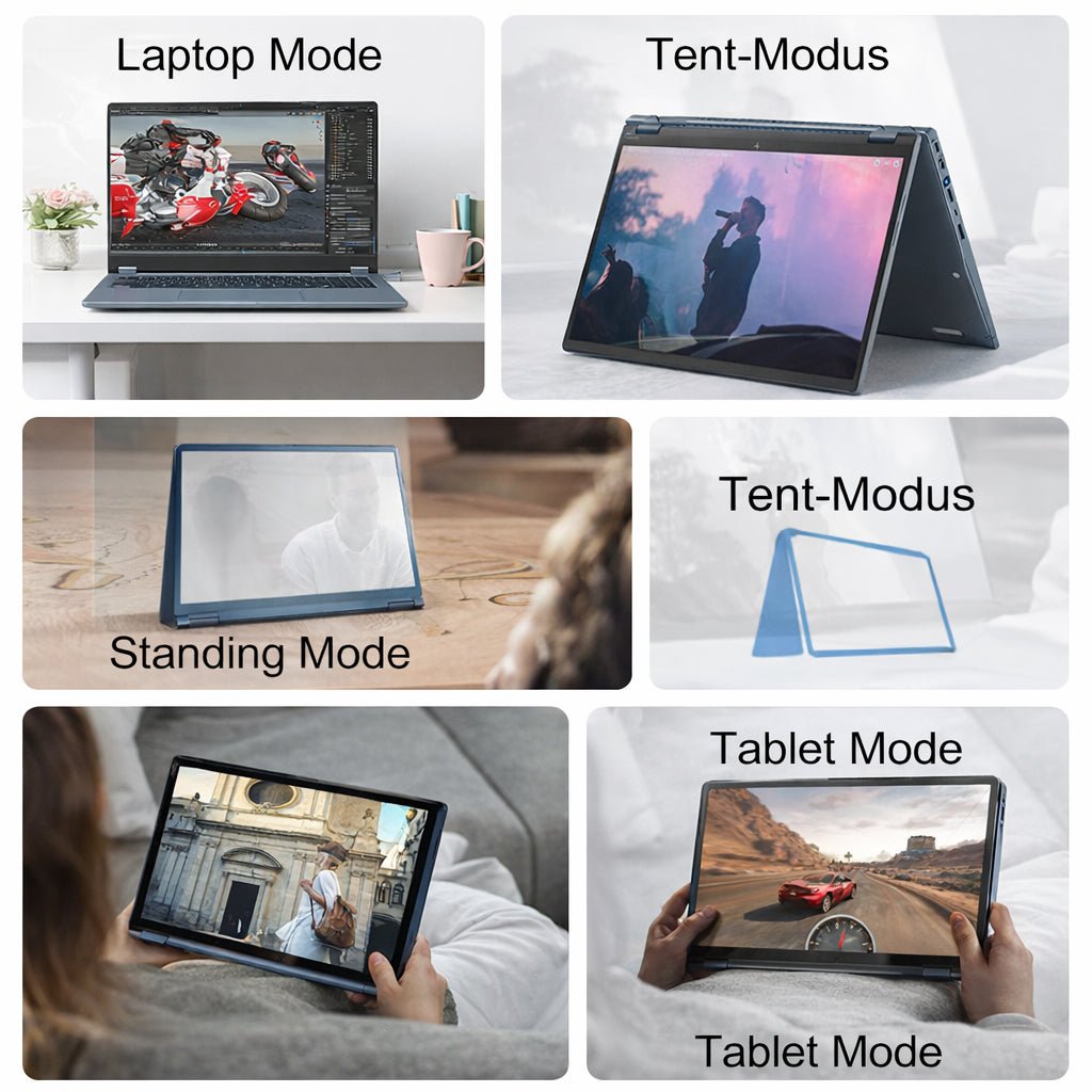 Ninkear YBOOK15 360° filp 2 in 1 Tablet Touch Screen Laptop - Ninkear Germany
